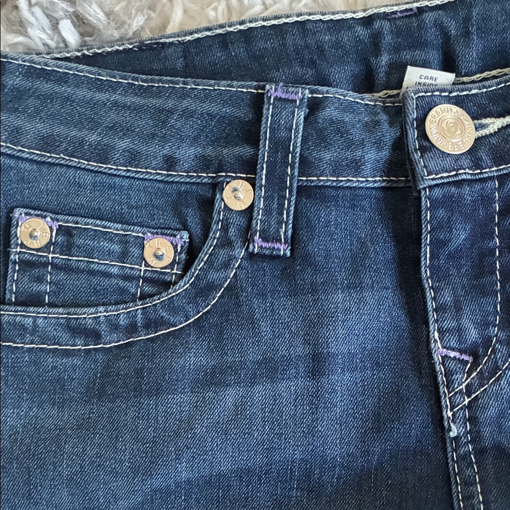 True Religion Dark Blue Skinny Jeans - Picture 8 of 12
